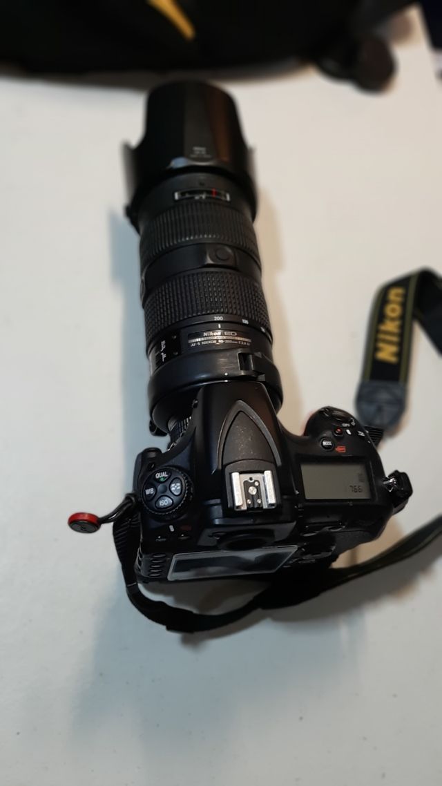 Tele objetivo Nikon 80-200 ED, 2.8.