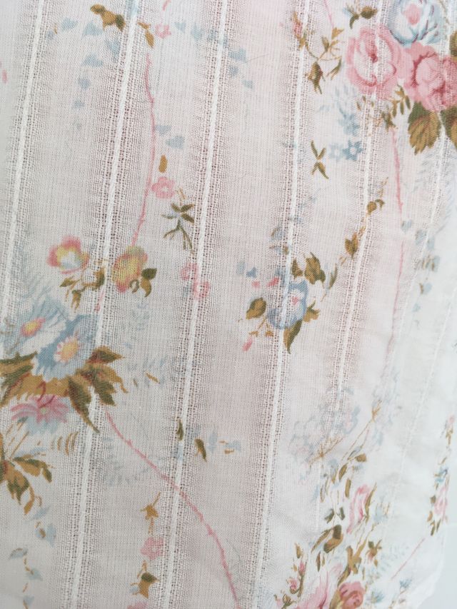 Falda flores de algodón/ gasa