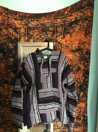 Sudadera mexicana hippie con capucha de segunda mano por 12 EUR en Tarrega  en WALLAPOP