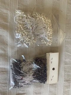 Pistilos para tocado marfil (bolsa 200 uds)