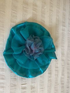 Flor aplique para vestido