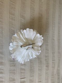 Flor de tela para tocados y cabello