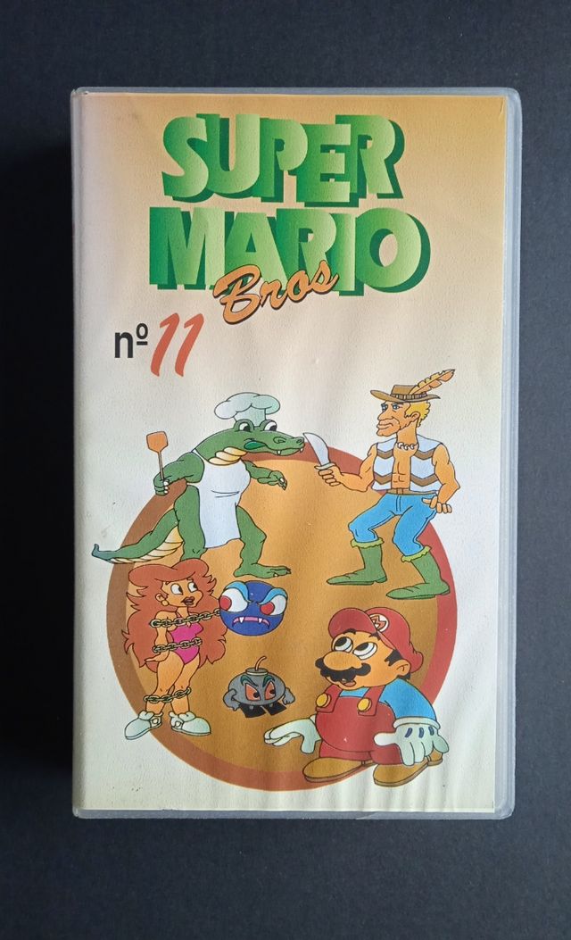 Vecchia VHS Super Mario Bros 90'