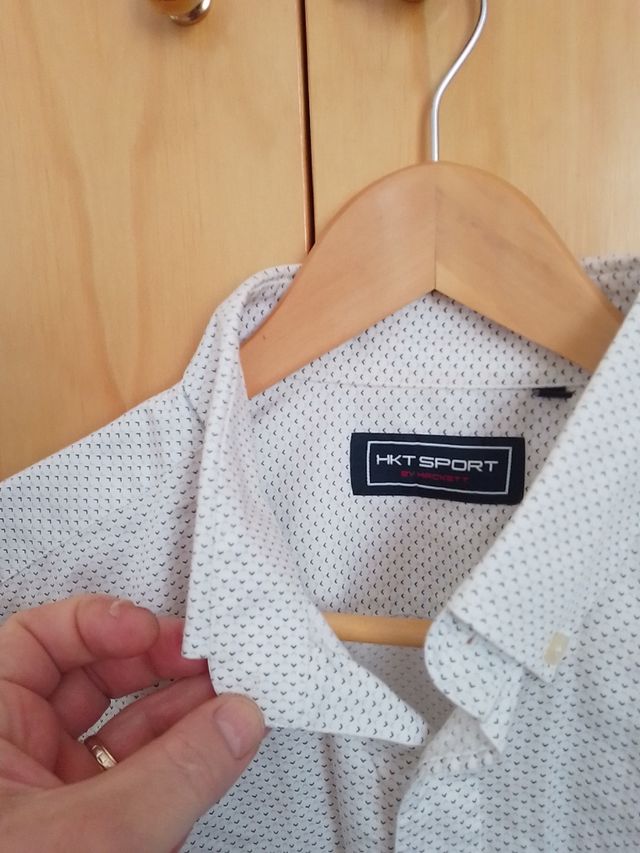 camisa estampada hackett