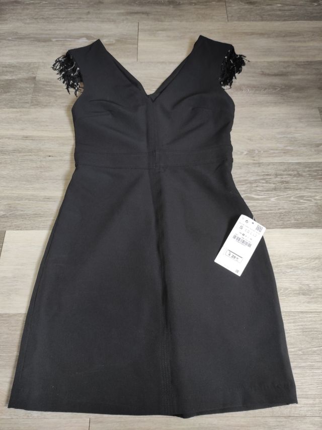 vestido ajustado zara s nuevo