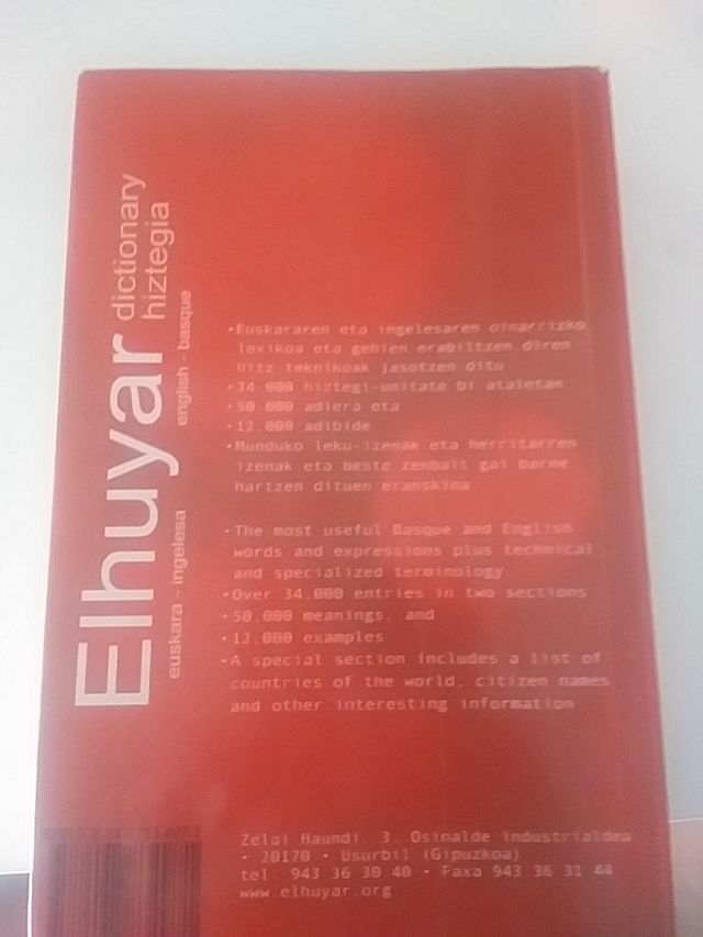 Hiztegia/Diccionario