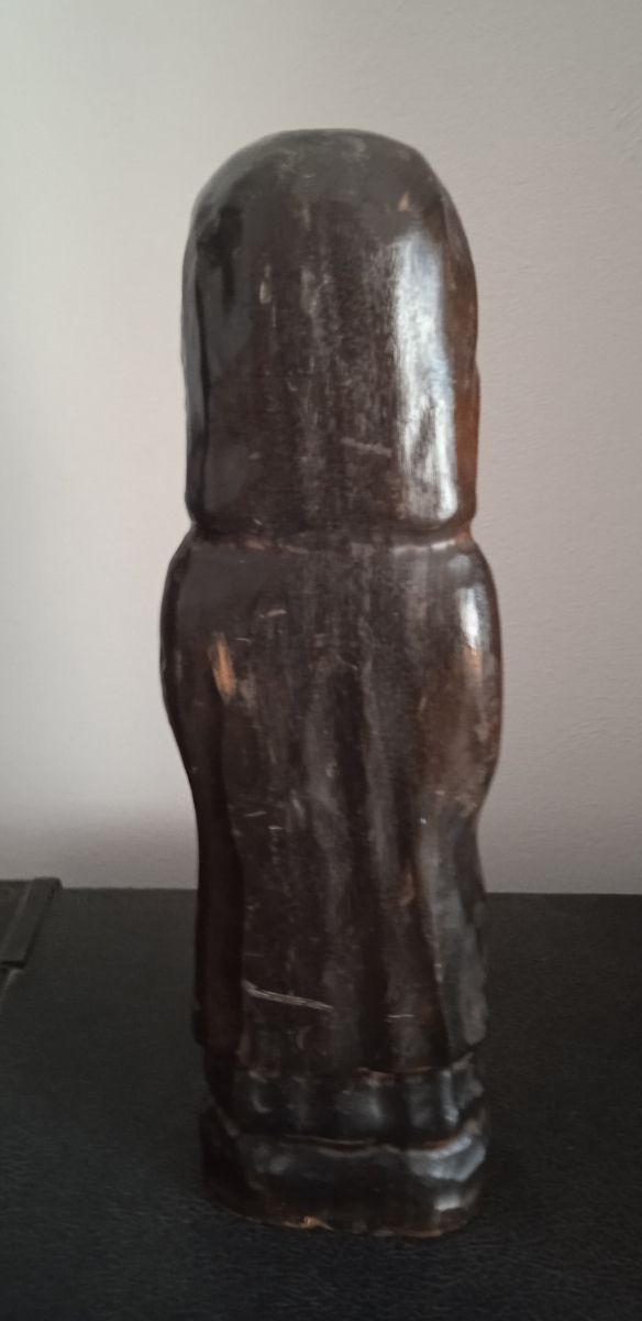 Estatuilla De Moisés vintage tallada a mano