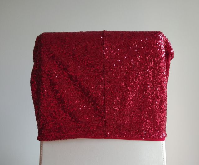 Vestido rojo lentejuelas