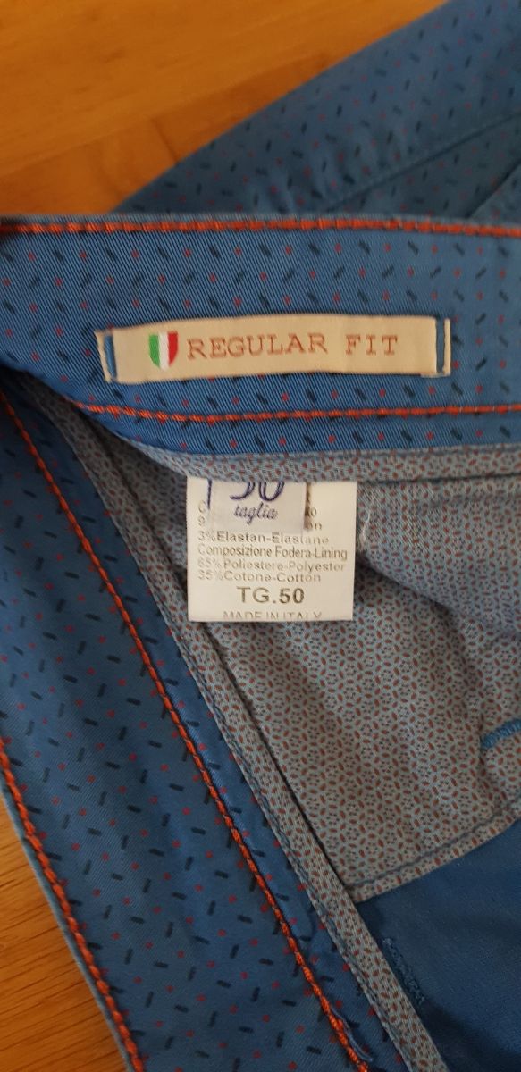 Pantalon corto Polbot azul jaspeado TG 50