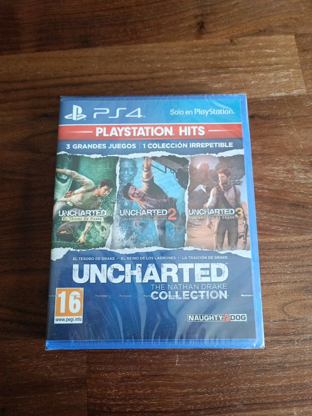 UNCHARTED 1 2 Y 3 PS4 nuevo