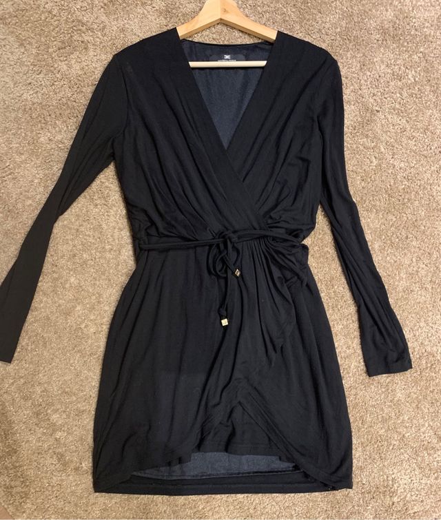 Vestido negro Elisabetta Franchi