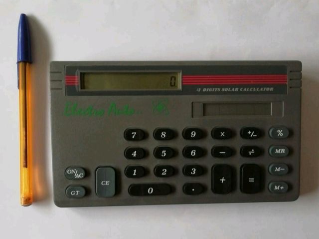 Calculadora SOLAR teclas grandes sobremesa