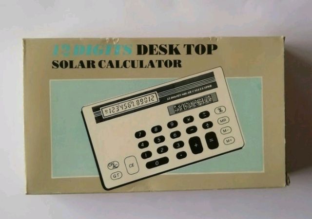 Calculadora SOLAR teclas grandes sobremesa