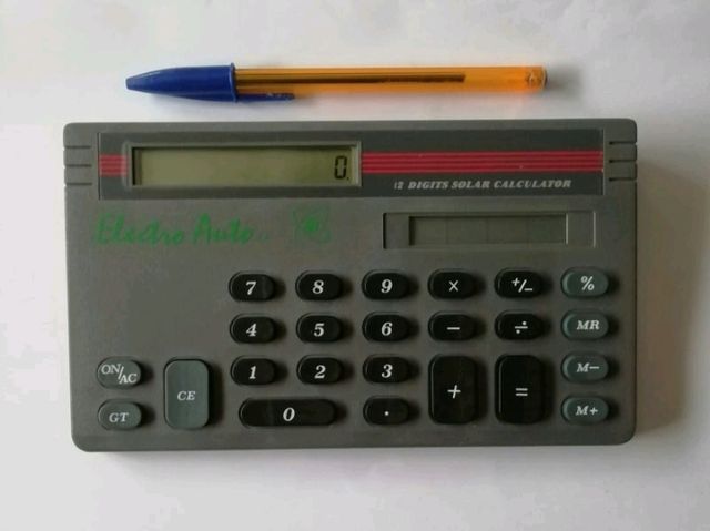 Calculadora SOLAR teclas grandes sobremesa