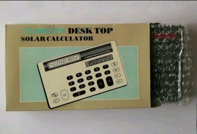 Calculadora SOLAR teclas grandes sobremesa