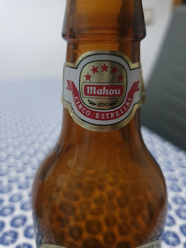 mahou botellines 20cl vintage