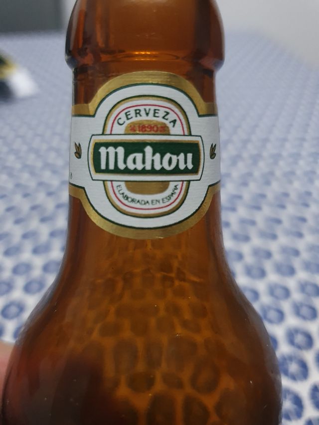mahou botellines 20cl vintage