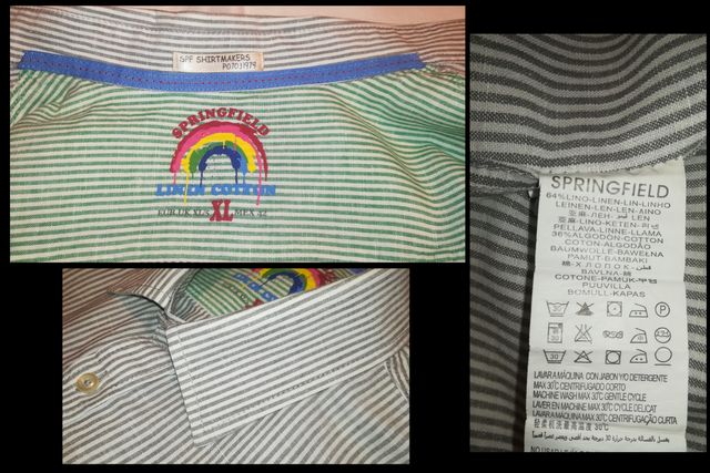 Conjunto pantalón vaquero y 2 camisas caballero