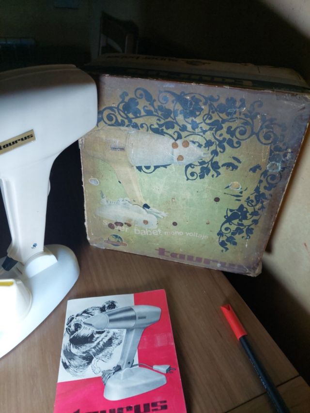 antiguo secador taurus años 70