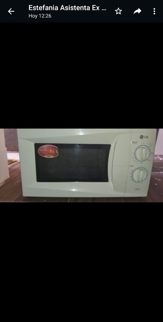 Microondas LG de segunda mano por 15 EUR en Madrid en WALLAPOP