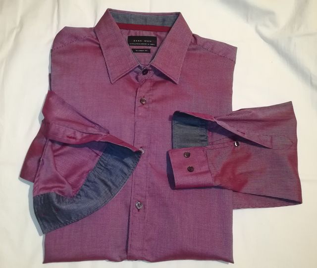 Camisa manga larga y pantalón vaquero caballero