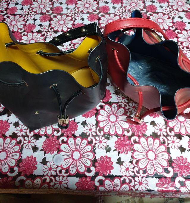 vendo borse pelle secchiello 