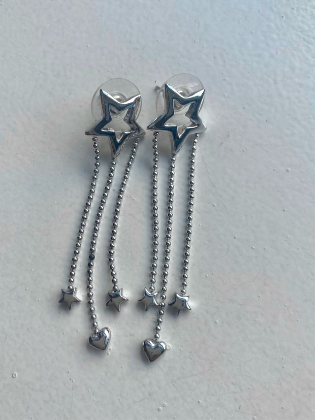 Pendientes Estrella largos
