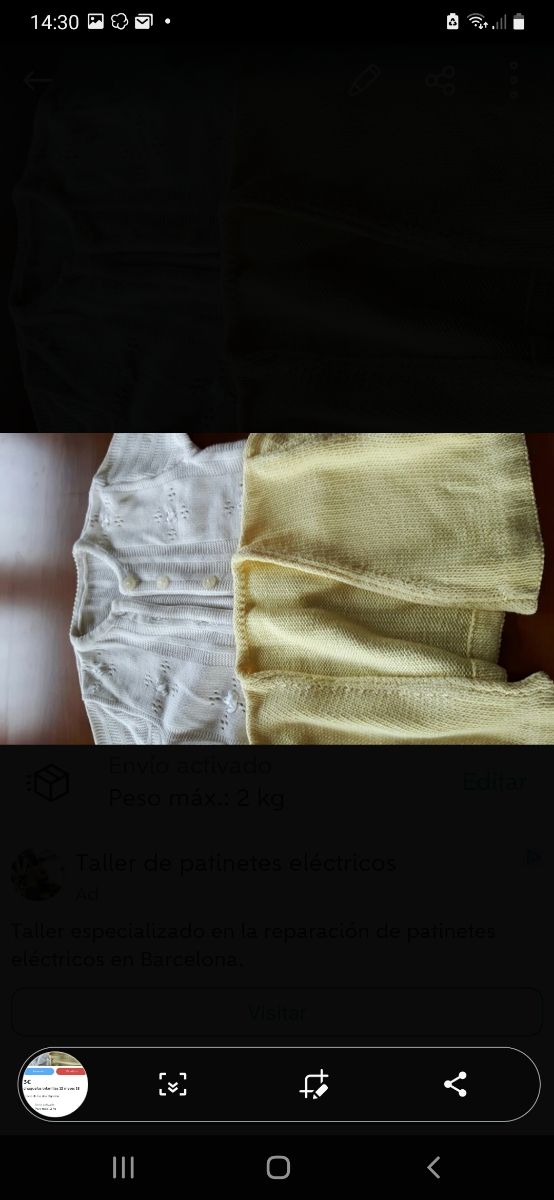 chaqueta torera talla 12 18 meses