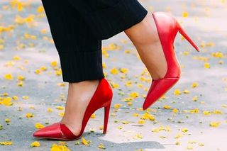 Zapatos de tacón rojos - Zara | Best For Less