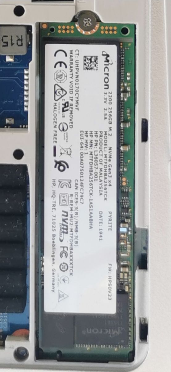 SSD NVMe 256Gb afbeelding 2