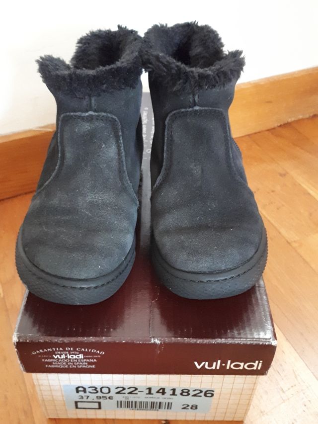 Botines niña talla 28 vulladi