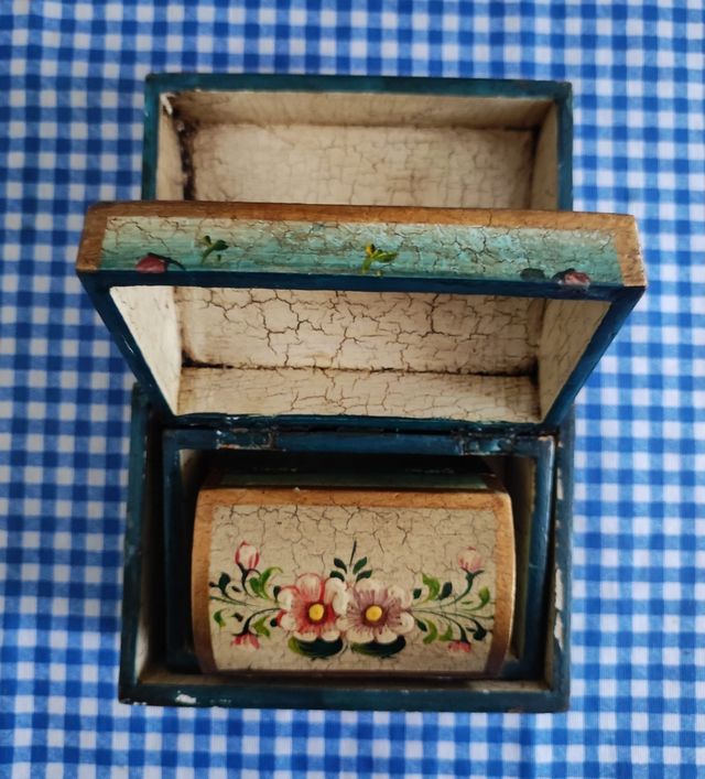 Cajita baul (3) decorativa Cajamarca