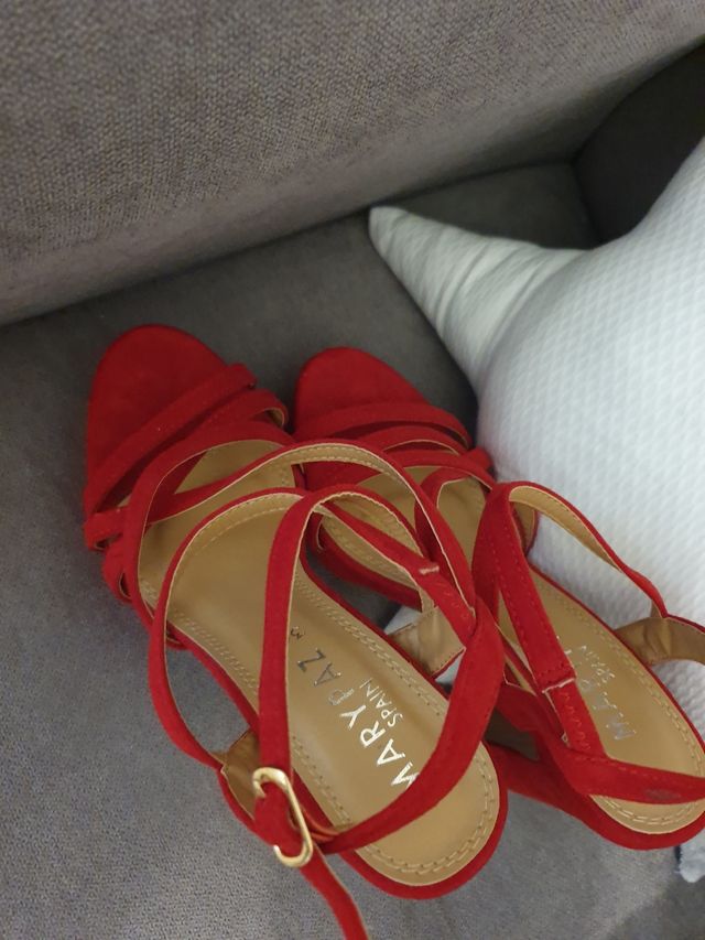 sandalias tacon numero 36 sin estrenar