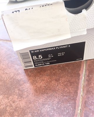 Zapatillas nike vapormax flyknit 3 blancas de segunda mano por 120 EUR en  Villamartín en WALLAPOP