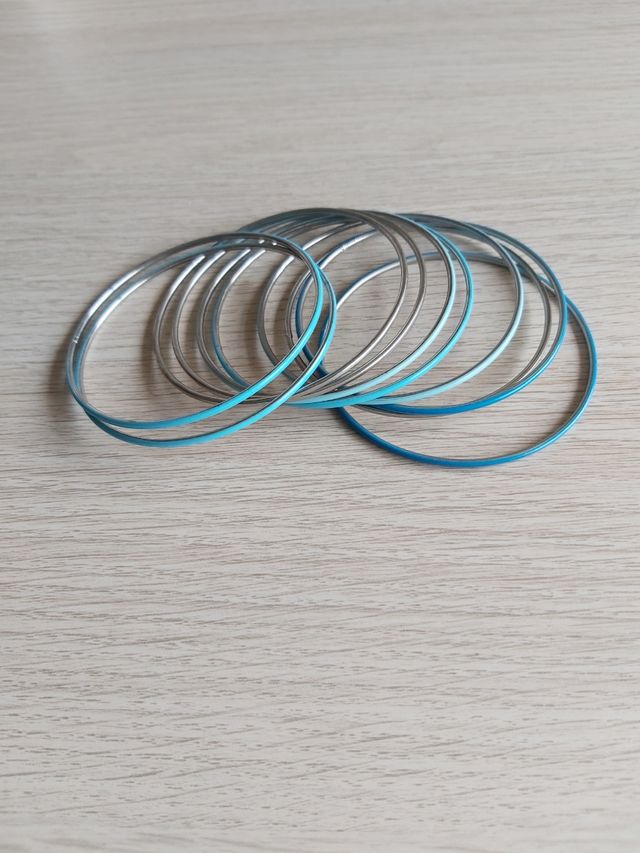 Pack pulseras azules