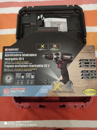 TALADRO ATORNILLADOR BATERIA PARKSIDE de segunda mano por 70 EUR en  Valencia en WALLAPOP