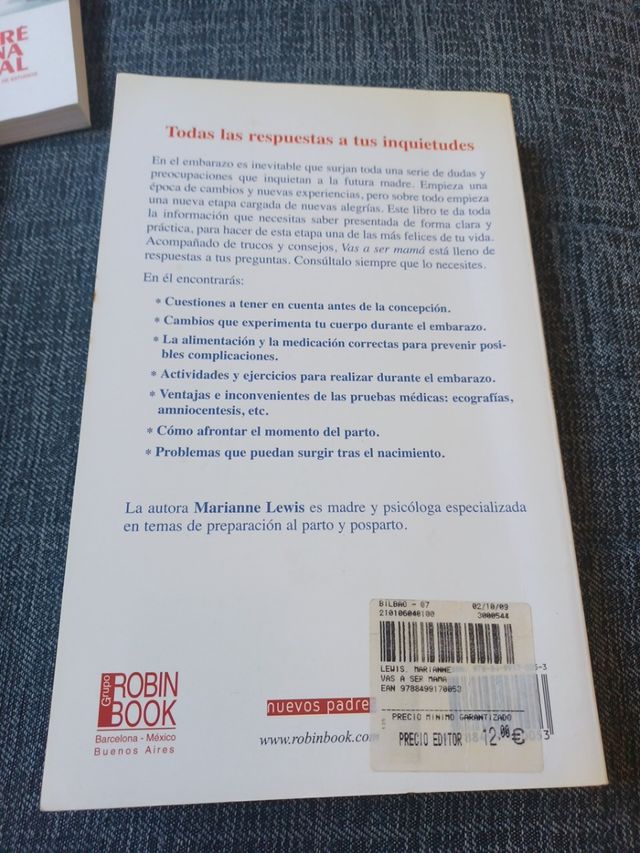vas a ser mama Marianne Lewis libro nuevo 