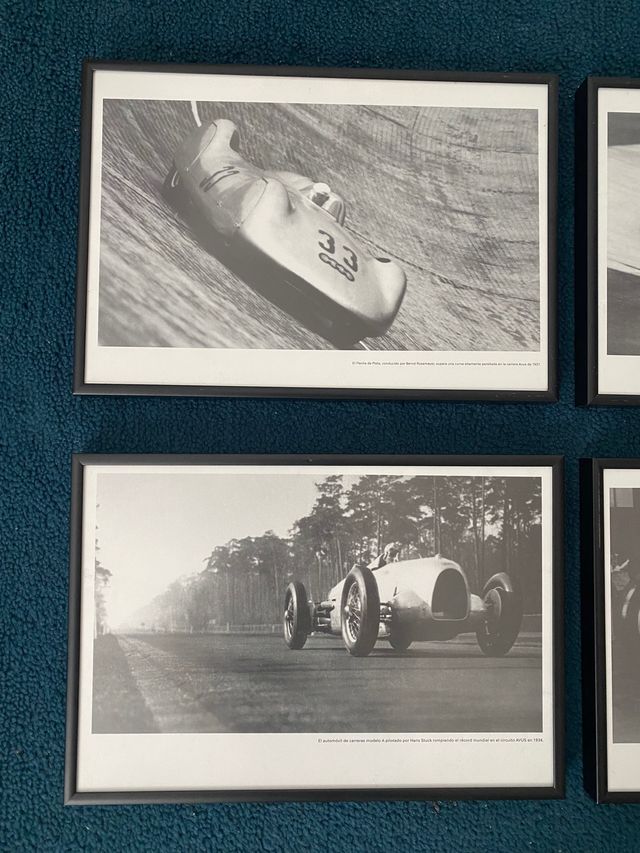 4 foto incorniciate della collezione Audi