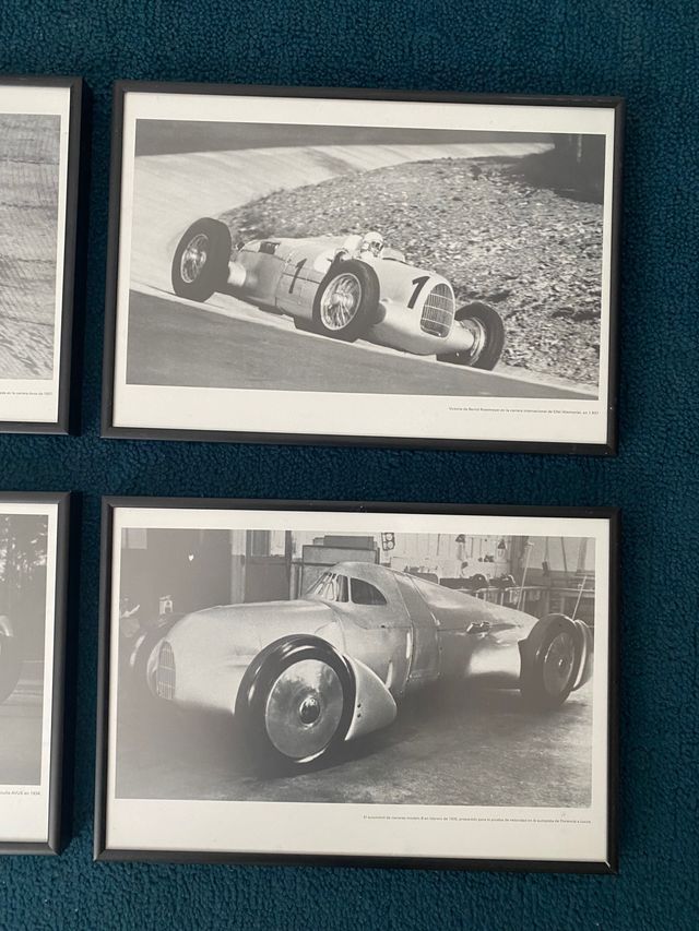 4 foto incorniciate della collezione Audi