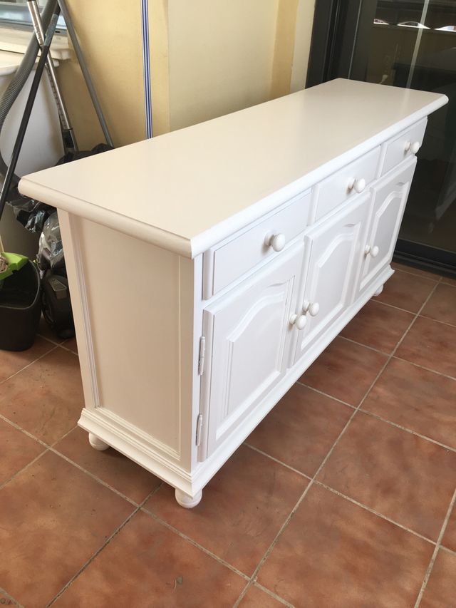 NUEVO Mueble Salon de madera color Blanco