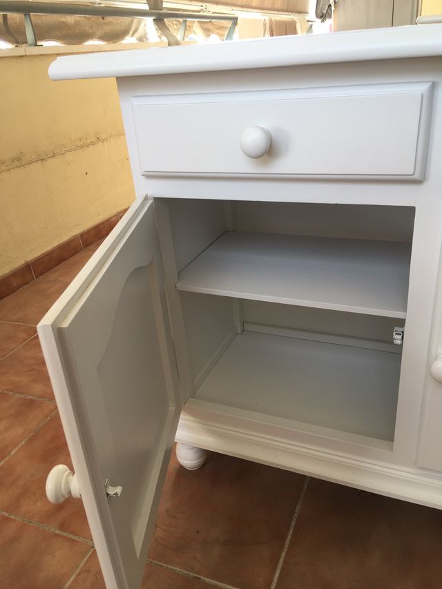 NUEVO Mueble Salon de madera color Blanco