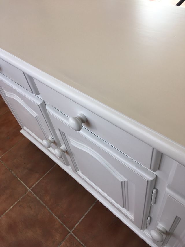 NUEVO Mueble Salon de madera color Blanco