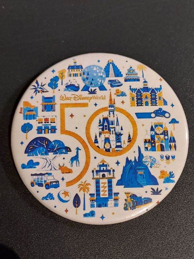 Broche de Walt Disney Word 🏰 50 años Orlando USA