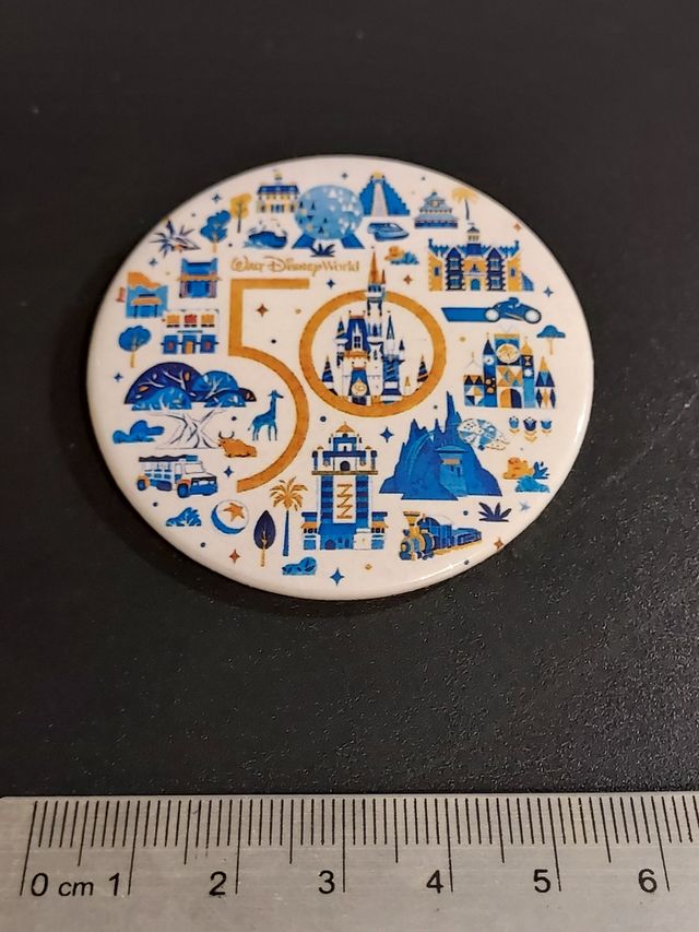 Broche de Walt Disney Word 🏰 50 años Orlando USA