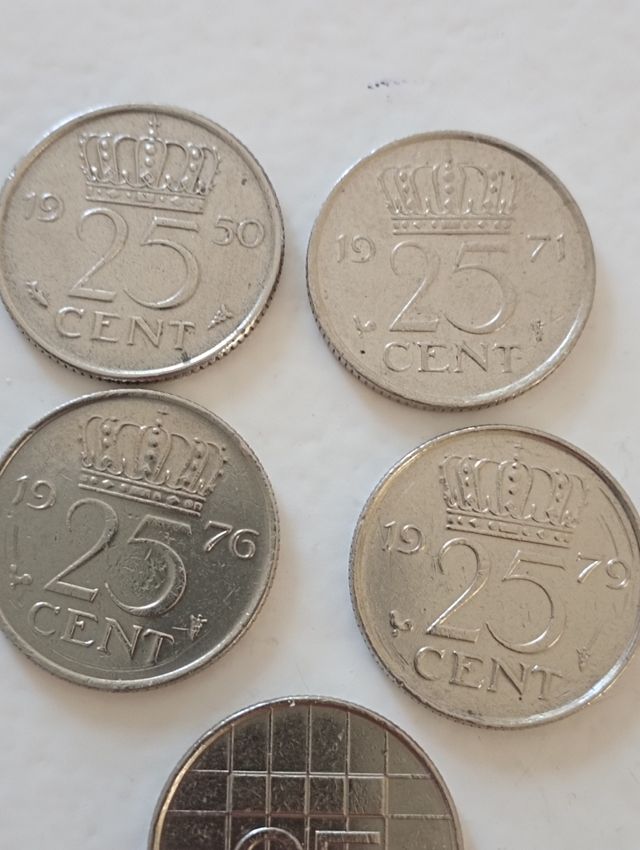 Lote monedas Holanda