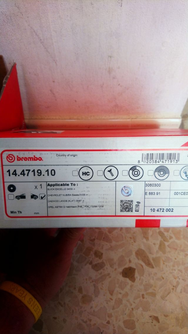 TAMBOR DE FRENO DE OPEL ASTRA G