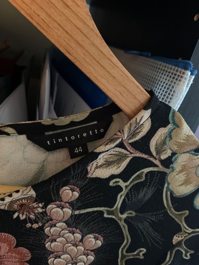 Vestido estampado d flores del el corte ingles