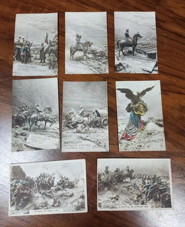 Napoleone.Molte vecchie cartoline francesi.