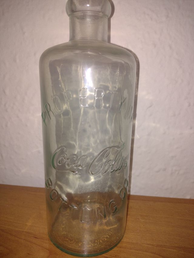 Botella antigua de cocacola