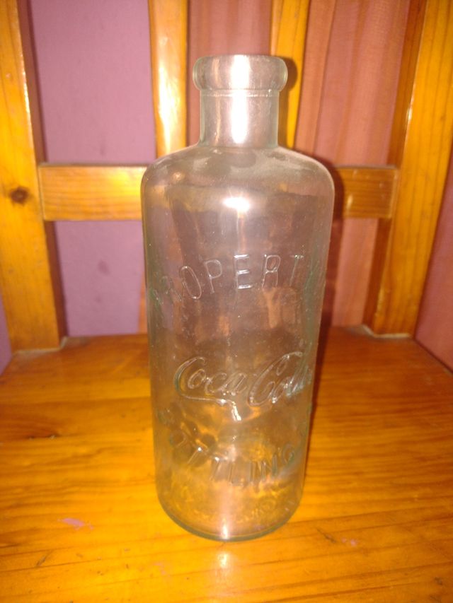 Botella antigua de cocacola